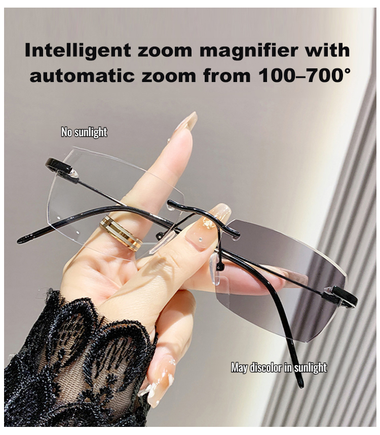 UV protection reading glasses with photochromic lenses