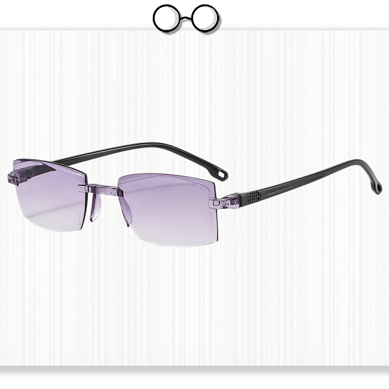 Frameless Blue Light Blocking Reading Glasses for Men and Women