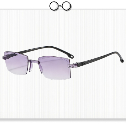 Frameless Blue Light Blocking Reading Glasses for Men and Women