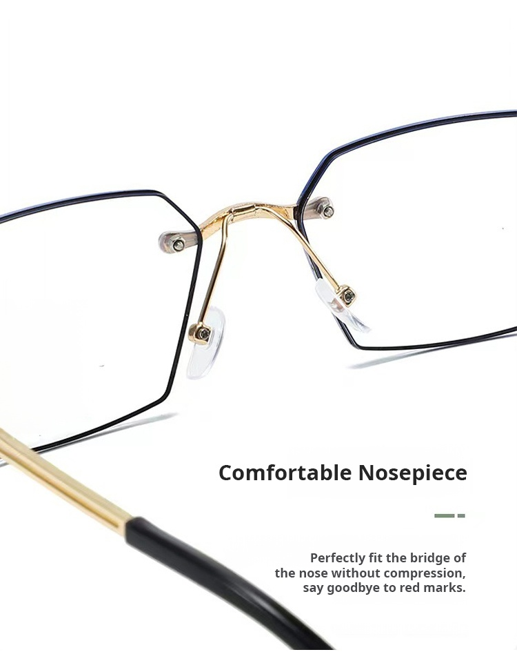 Stylish presbyopia reading glasses with intelligent light adaptation
