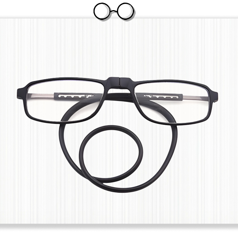  Adjustable Magnetic Neck Hanging Reading Glasses for Men and Women