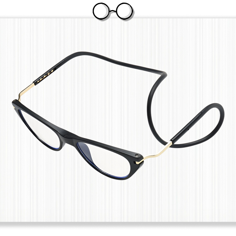 Portable Neck Hanging Foldable Anti-Blue Light Reading Glasses