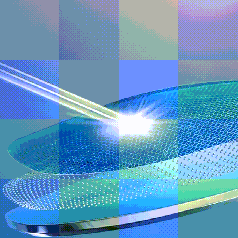 Reading glasses with smart focus adjustment feature