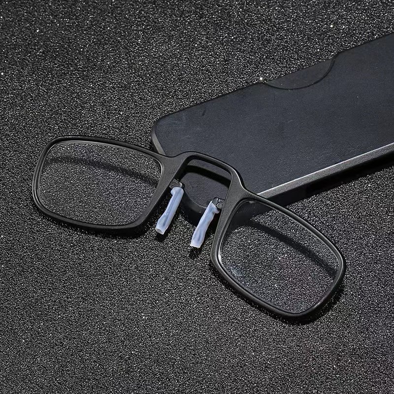 Mini Unisex Glasses Frame Reading Nose Clip front view