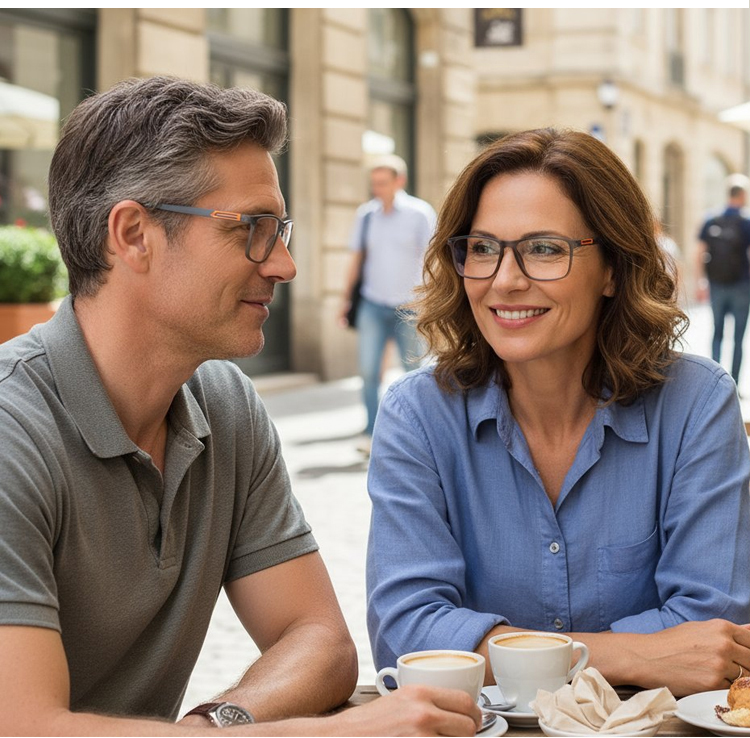 Comfortable nose pad detail on ultra-light reading glasses