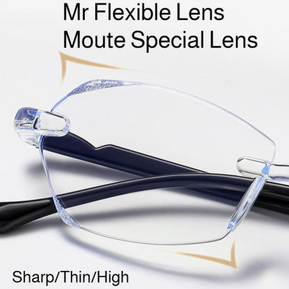 HD Frameless Blue Light Blocking Reading Glasses