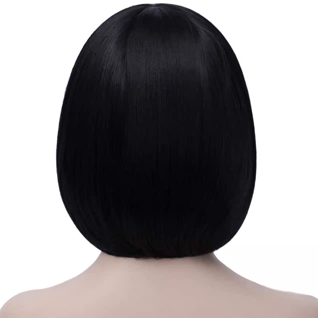 Black Short Straight Hair Wig – Sleek Natural Look, Soft & Lightweight