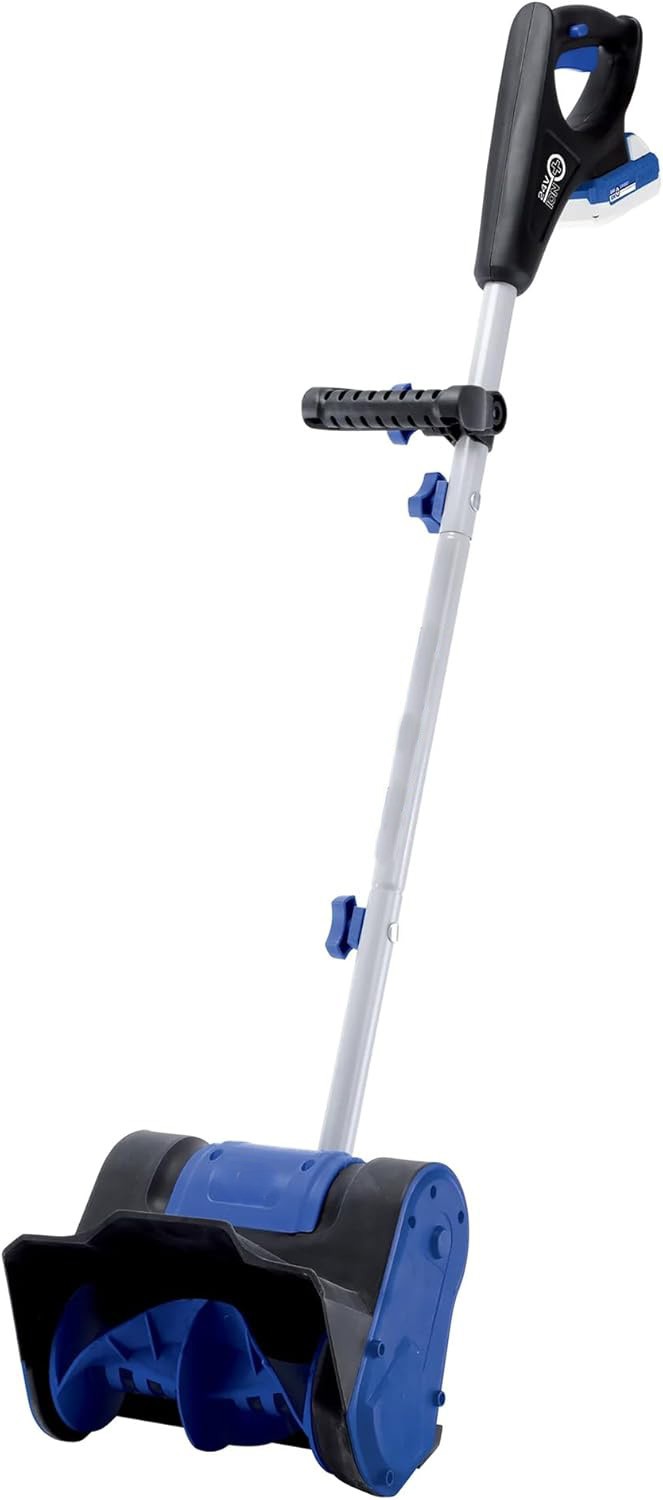 Cordless Electric Snow Shovel, Battery-Powered Snow Thrower with Adjustable Handle