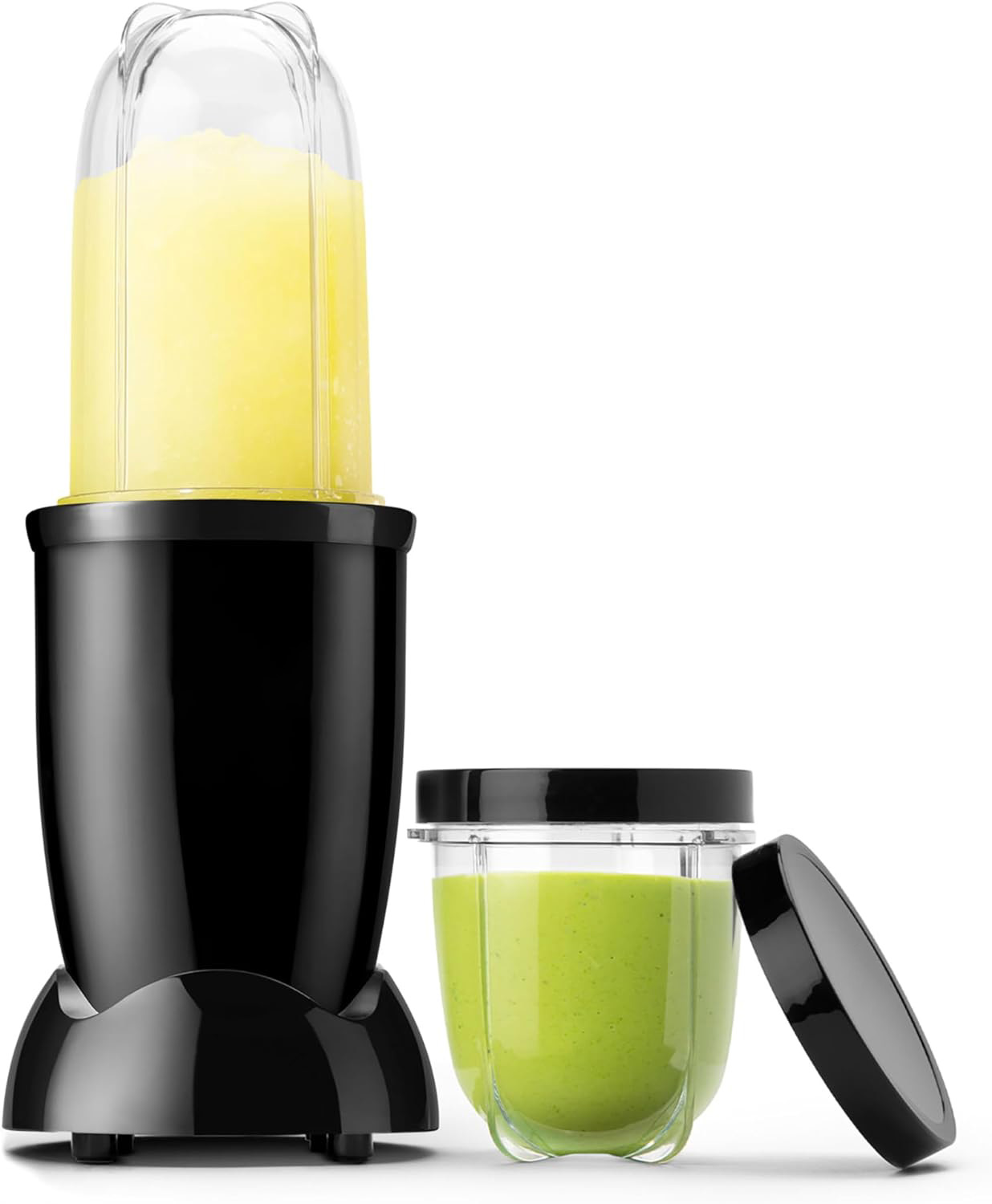 Personal Size Blender with To-Go Cups & Lids, Multi-Functional for Smoothies, Shakes, and Food Prep