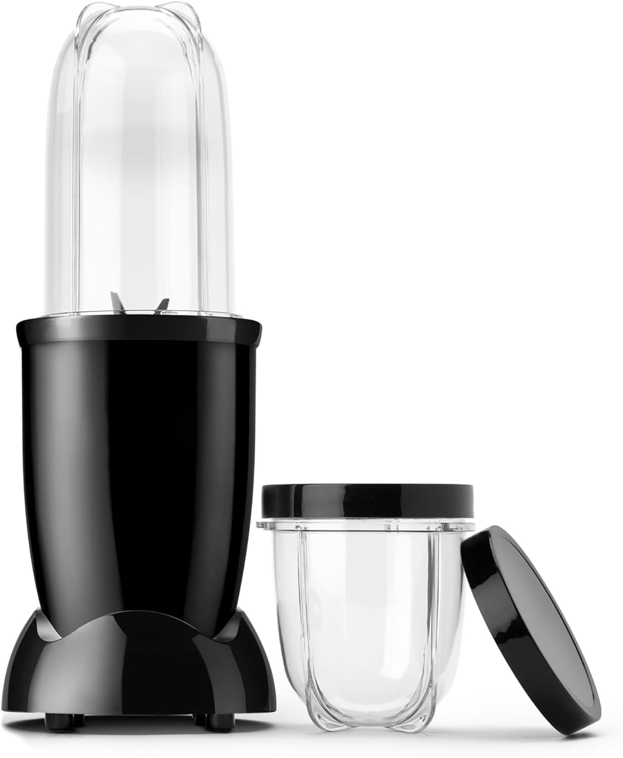 Personal Size Blender with To-Go Cups & Lids, Multi-Functional for Smoothies, Shakes, and Food Prep
