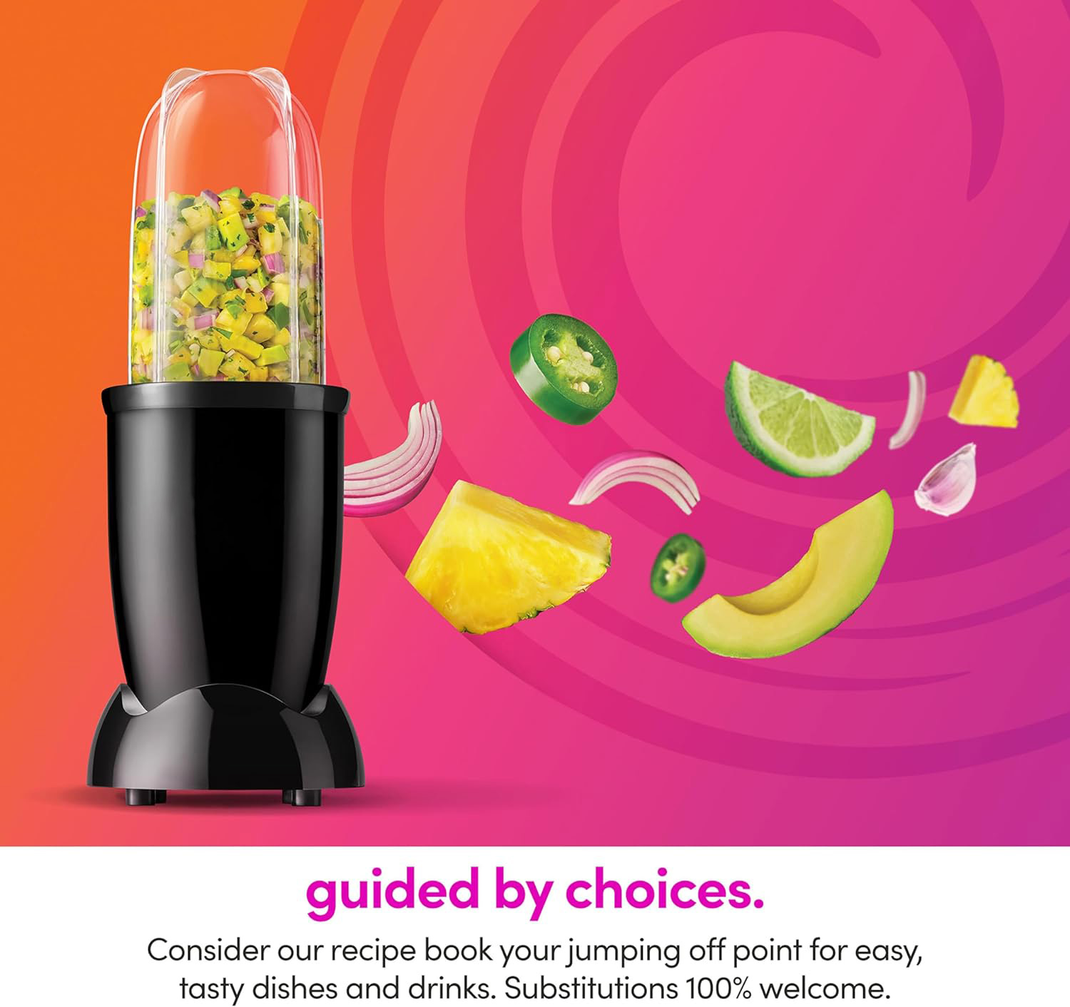 Personal Size Blender with To-Go Cups & Lids, Multi-Functional for Smoothies, Shakes, and Food Prep