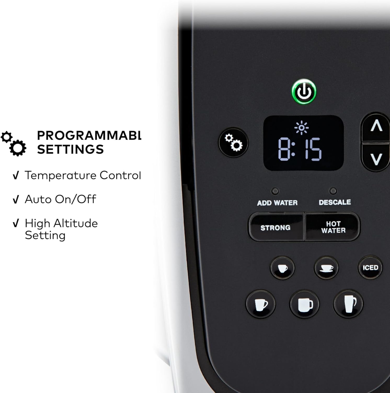 Single Serve Capsule Coffee Maker, Compatible with Pods