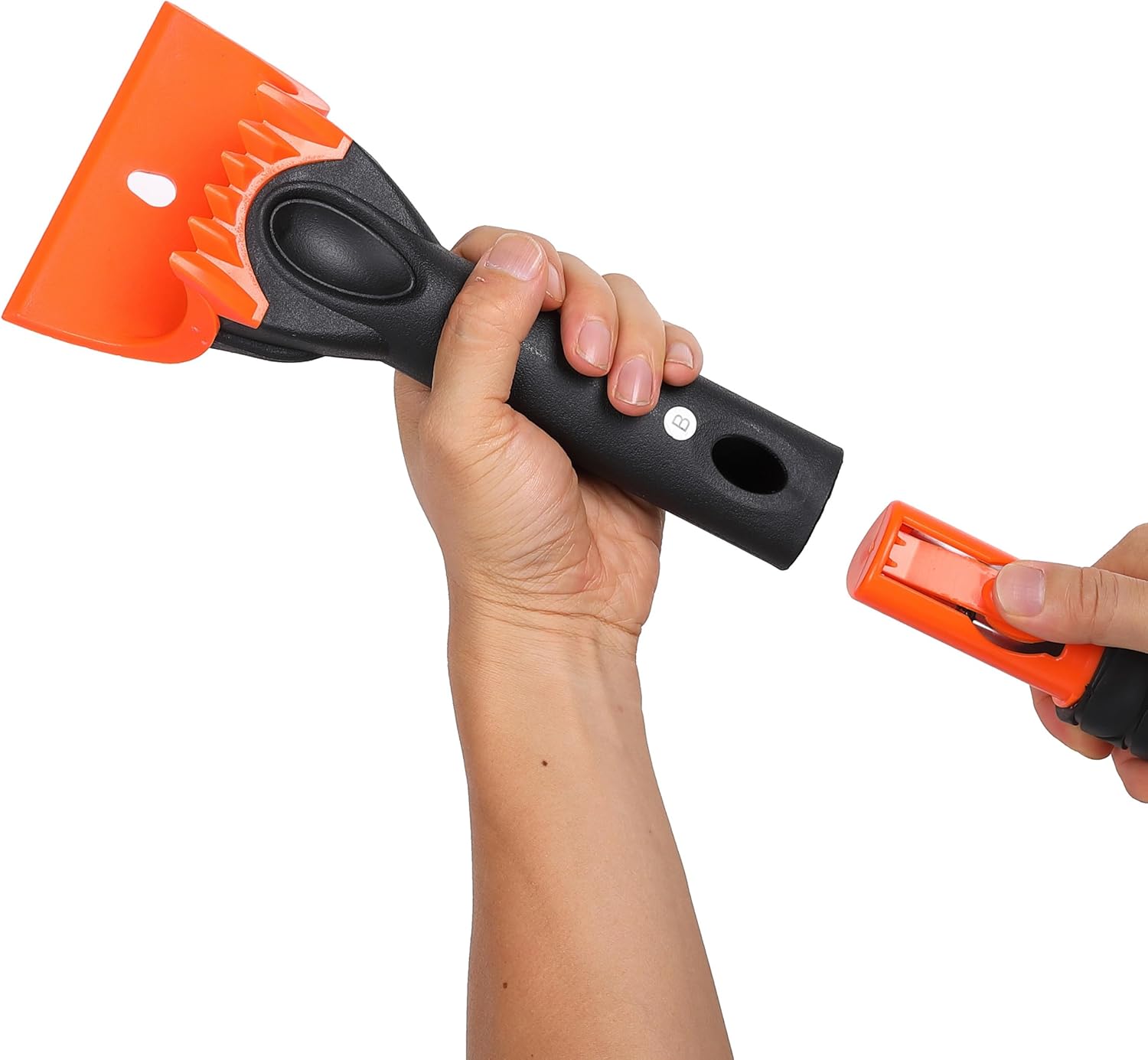 Retractable Snow Brush and Ice Scraper, 2-in-1 Detachable Winter Car Cleaning Tool