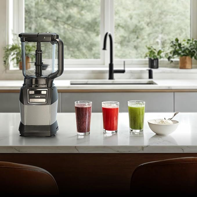 High-Speed Blender with Auto IQ Technology, Multi-Functional Blending System with Accessories