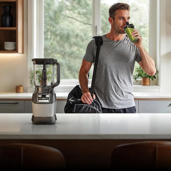 High-Speed Blender with Auto IQ Technology, Multi-Functional Blending System with Accessories