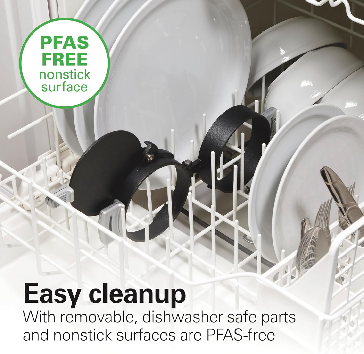 Dual Breakfast Sandwich Maker with Digital Timer & Non-Stick Plates