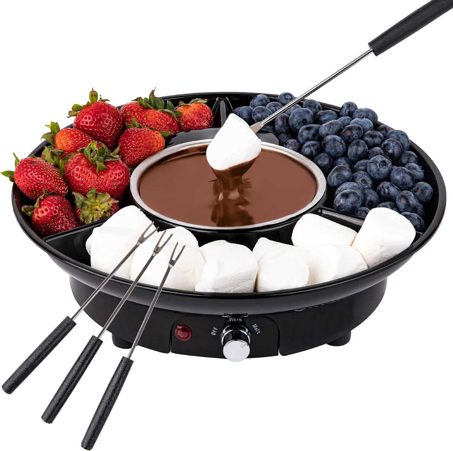 Electric Chocolate Fondue Set