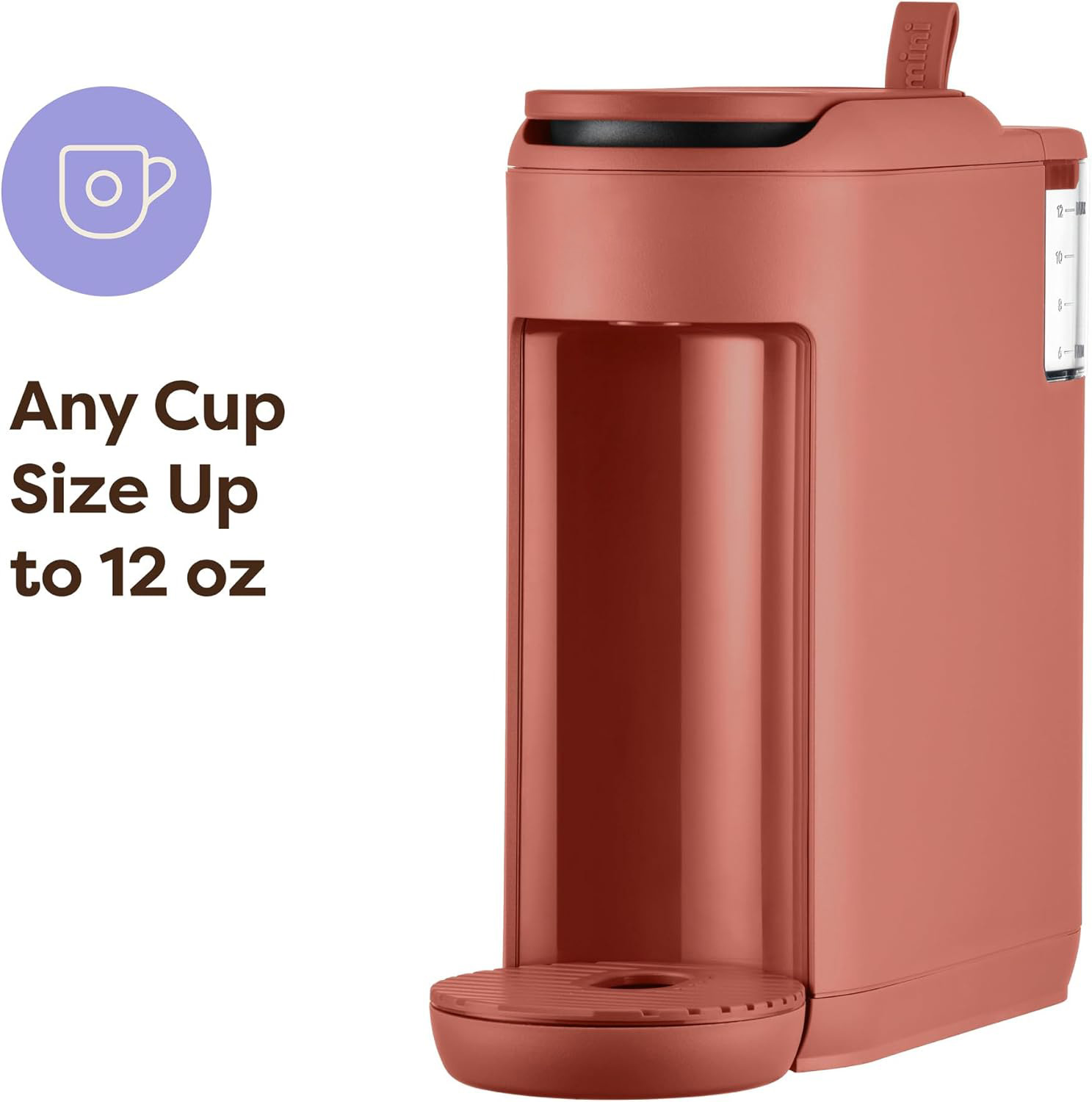 Single-Serve Portable Coffee Maker, Compact Drip Coffee Machine for Home, Office, and Travel, Pink