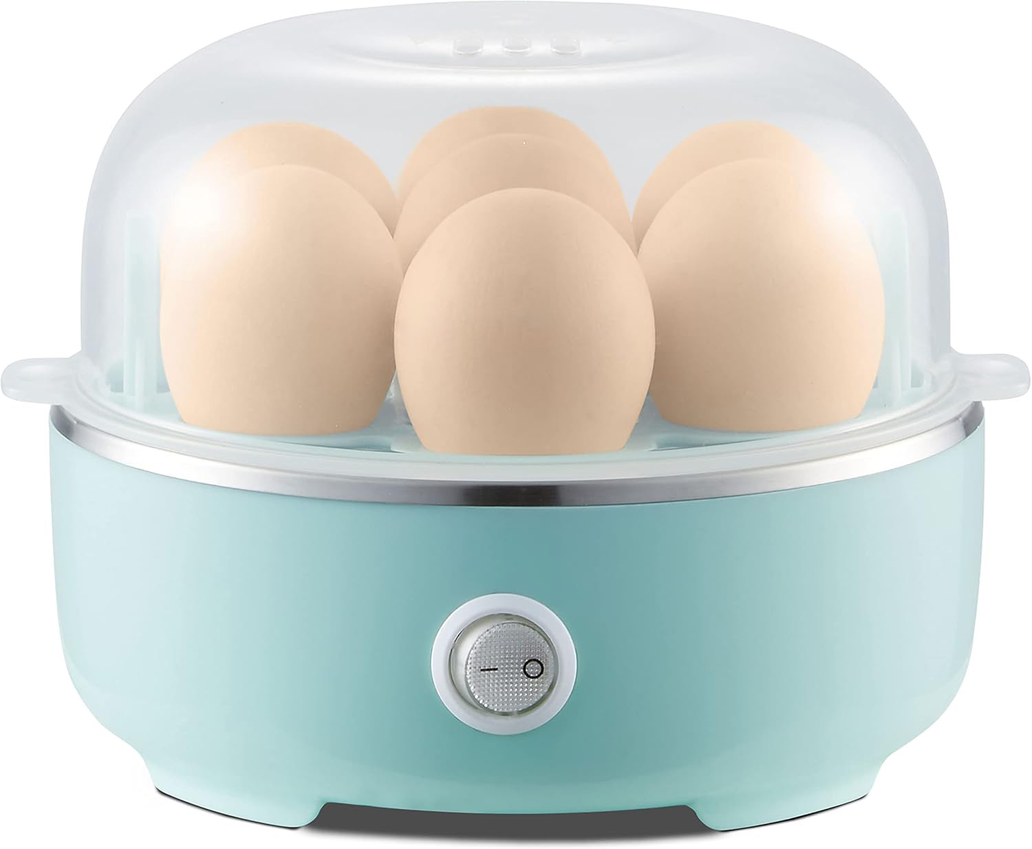 7-Egg Capacity Electric Egg Cooker, Rapid Boiler with Auto Shut-Off, BPA-Free for Soft, Medium, Hard Boiled Eggs