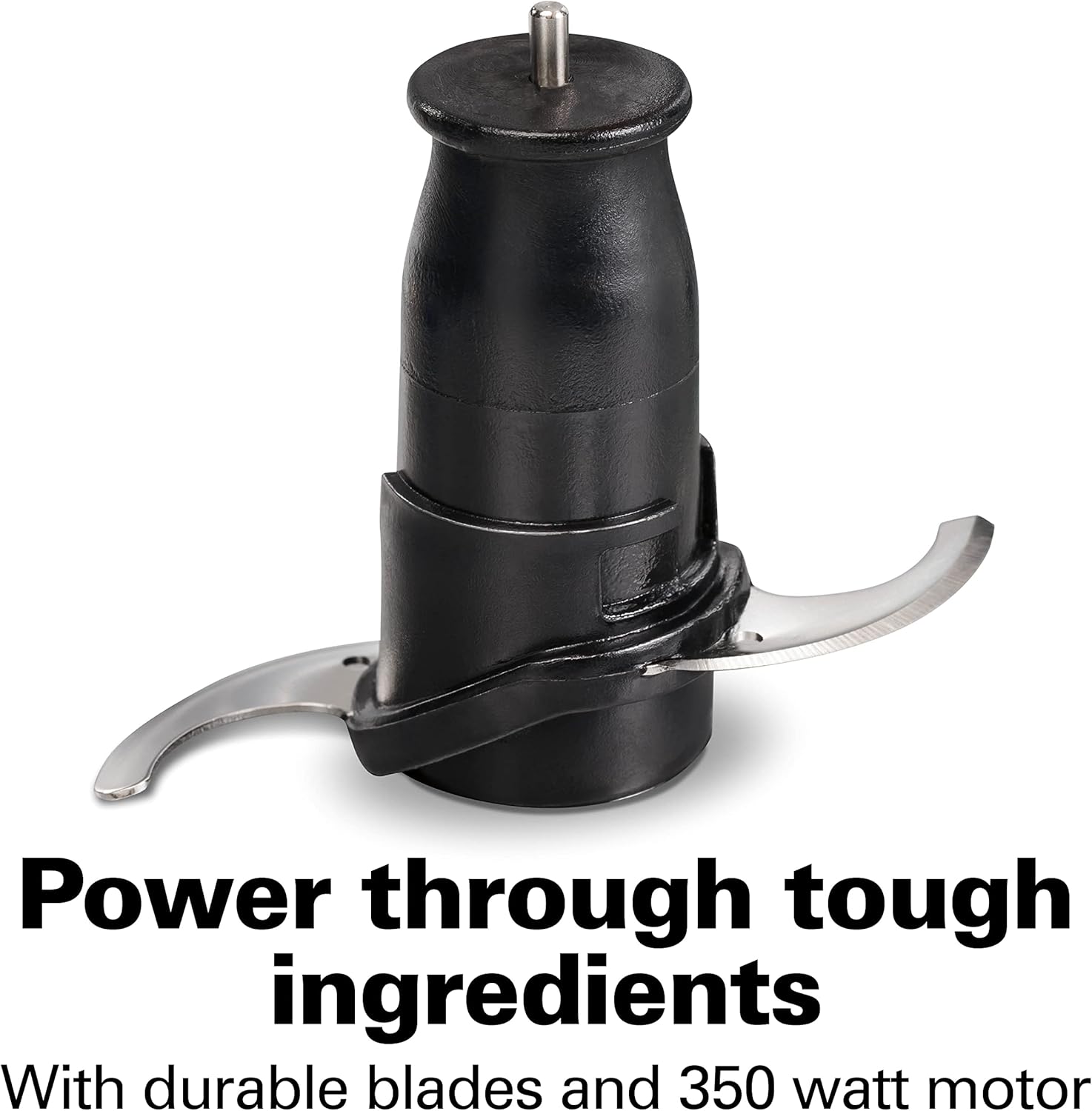 Electric Mini Food Chopper, 1.5 Cup Capacity One-Touch Operation for Mincing, Chopping, and Blending