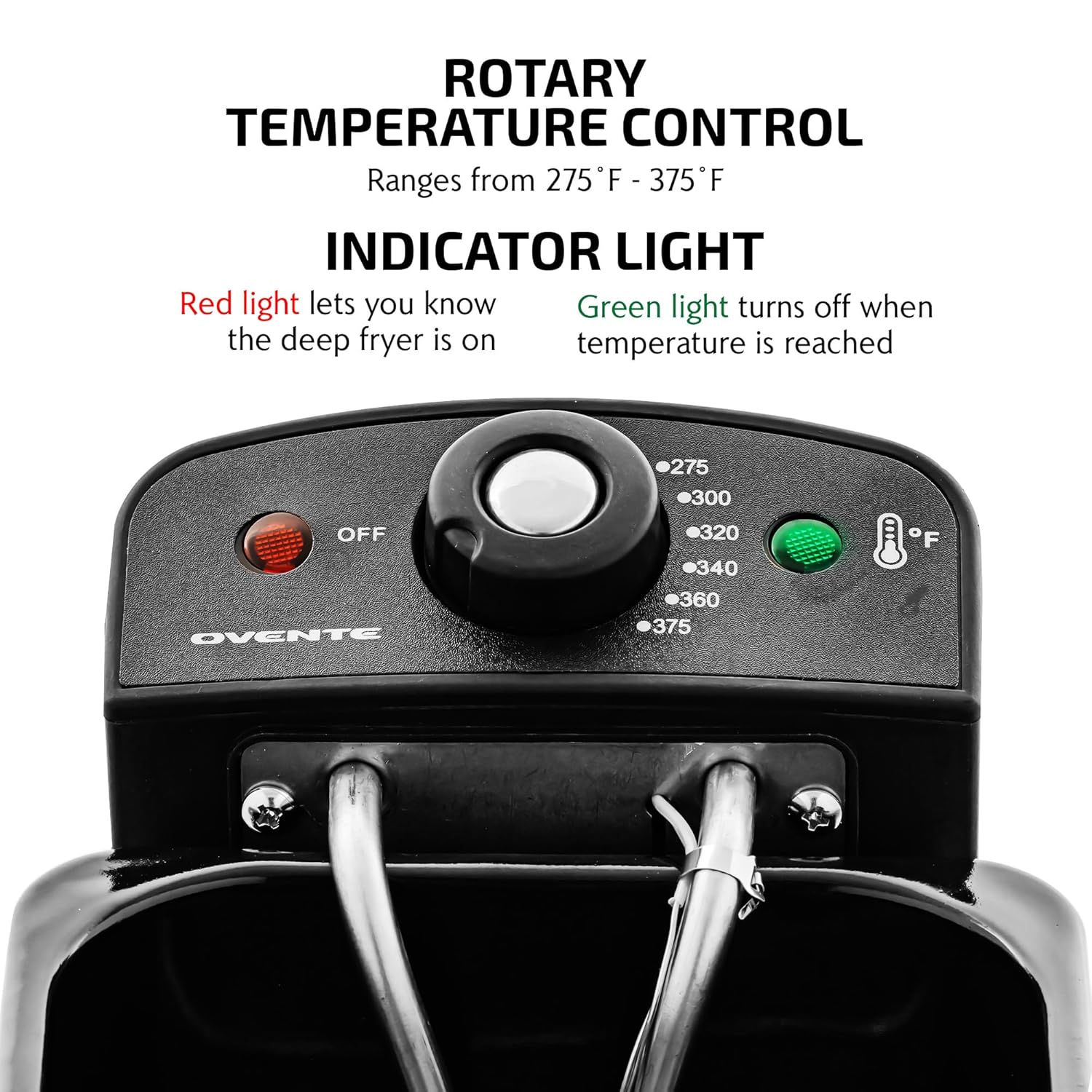 1.5L Electric Deep Fryer, Stainless Steel Fryer with Removable Basket & Adjustable Temperature Contro