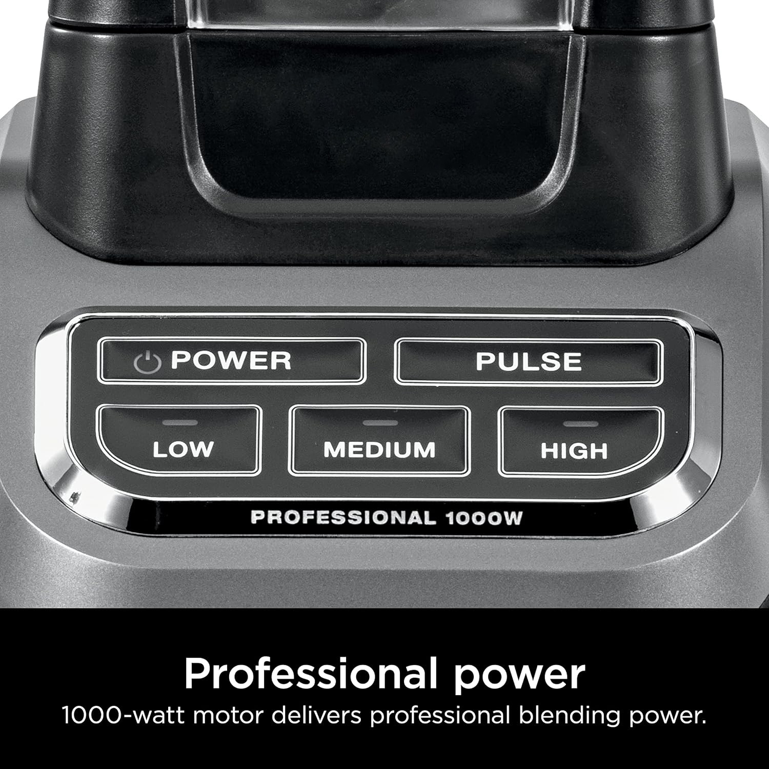 1000W Professional Blender, 72-Ounce Glass Jar, 3 Speed Settings with Pulse Function for Smoothies, Soups, and Frozen Drinks