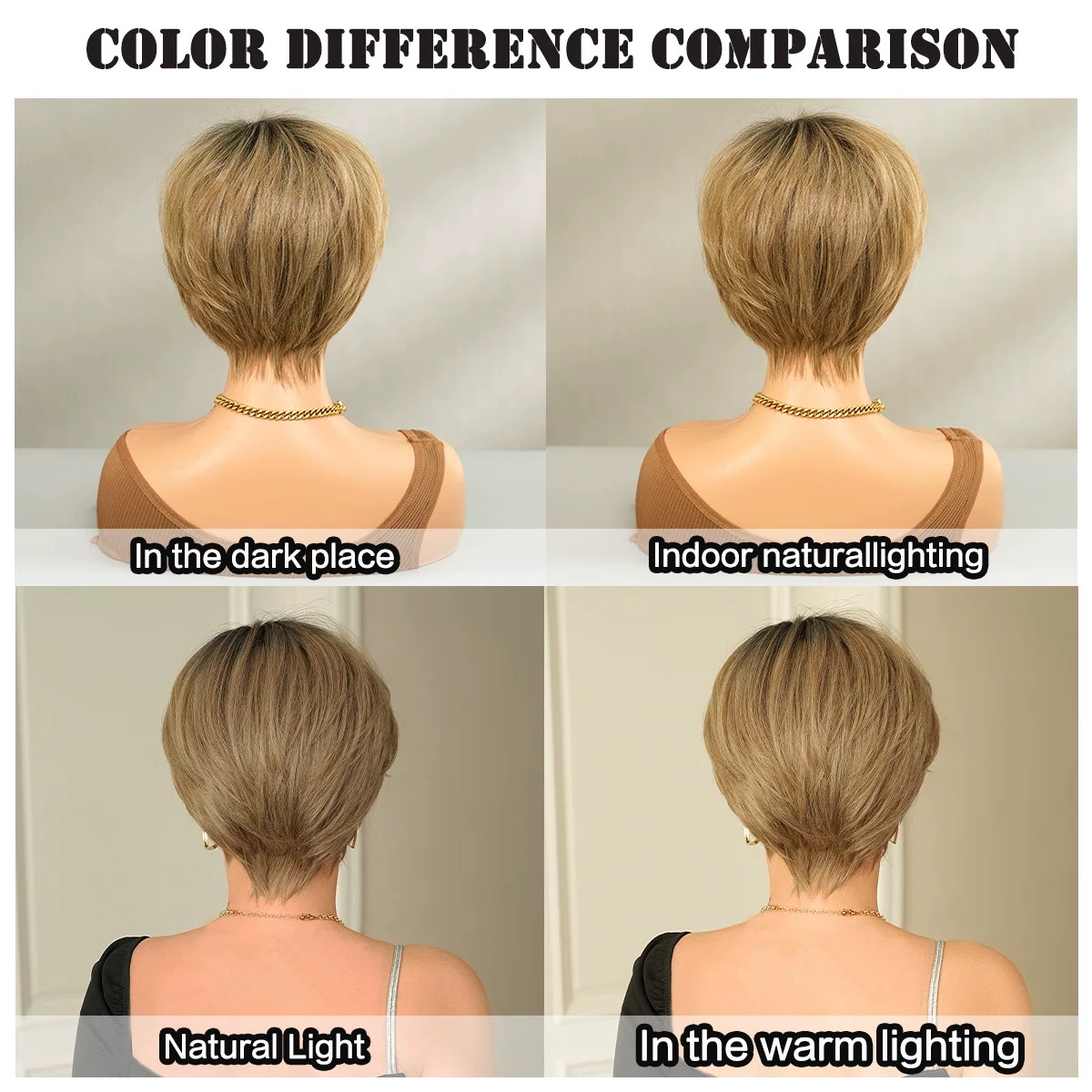 Short Straight Gold Hair – Sleek & Chic Style