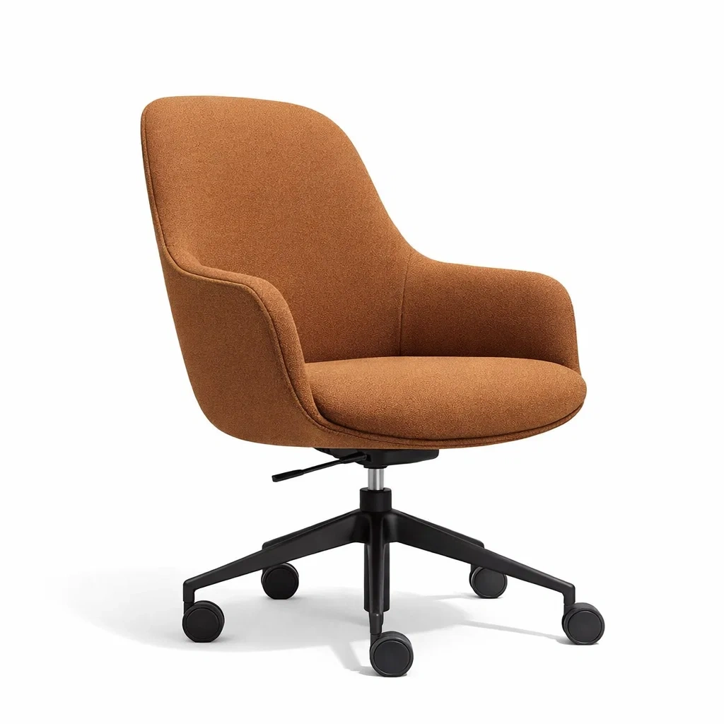 Chaise de bureau confortable marron