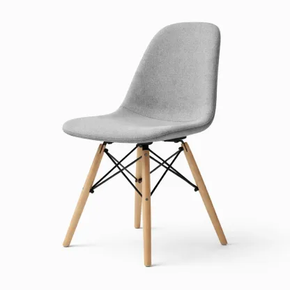 Chaise scandinave avec pieds bois