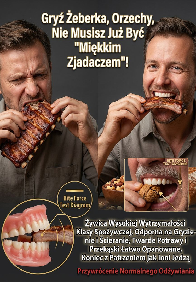 [90 dni zwrotu] Nakładki termoplastyczne w 3 min - Gryź żeberka, płatność przy odbiorze! 🦷✨