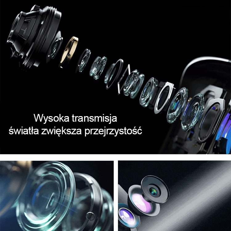 Wideorejestrator 4K 3-Kamery | Przód + Tył + Wnętrze | Sterowanie WiFi z Telefonu