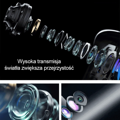 Wideorejestrator 4K 3-Kamery | Przód + Tył + Wnętrze | Sterowanie WiFi z Telefonu