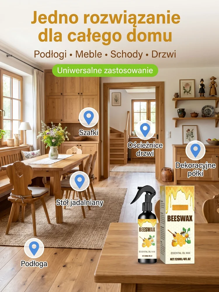 Mebel wosk pszczeli w sprayu