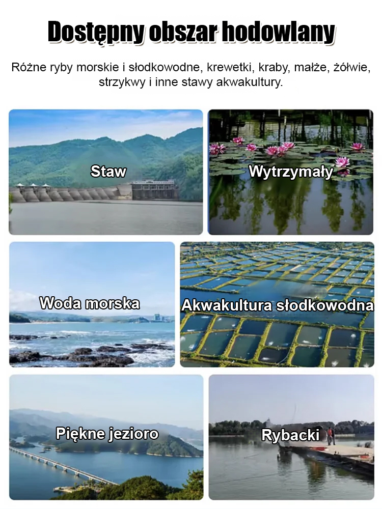  [1 Worek = 10 Akrów] Magiczny Oczyszczacz Wody do Stawu - Krystaliczna Woda w 24H (100% Bezpieczny dla Ryb)