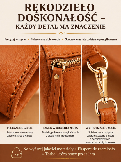 Viralowa Torebka Crossbody z Ekranem | Cichy Luksus, Ochrona RFID, Tylko 200g