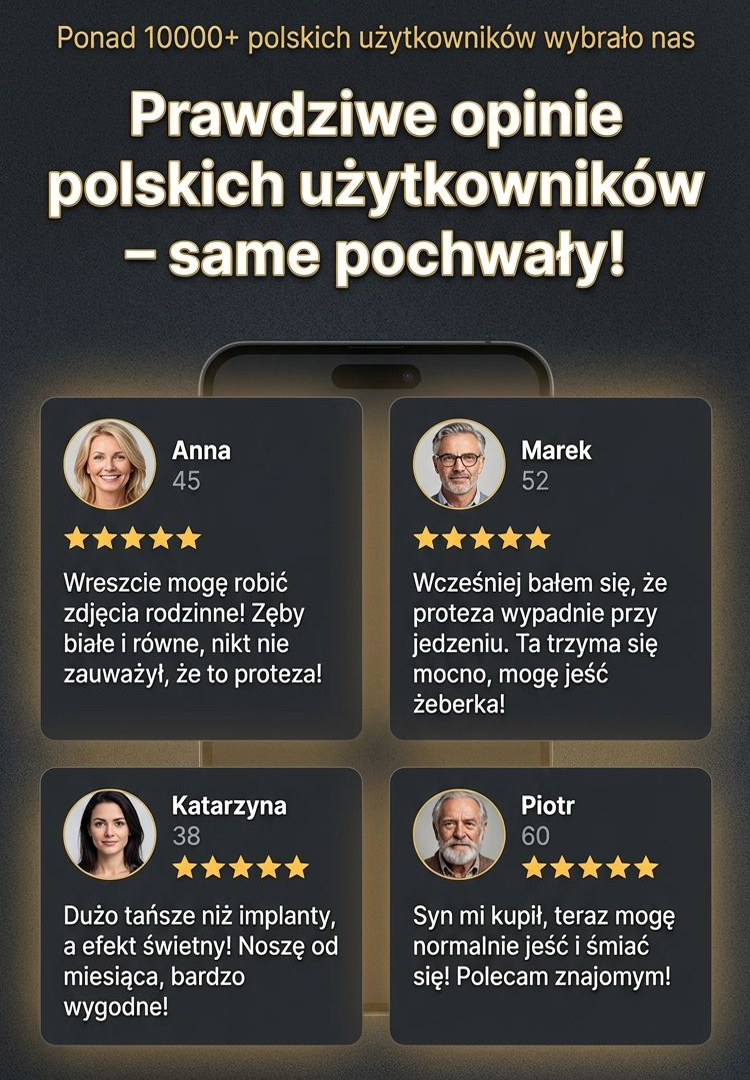 [90 dni zwrotu] Nakładki termoplastyczne w 3 min - Gryź żeberka, płatność przy odbiorze! 🦷✨