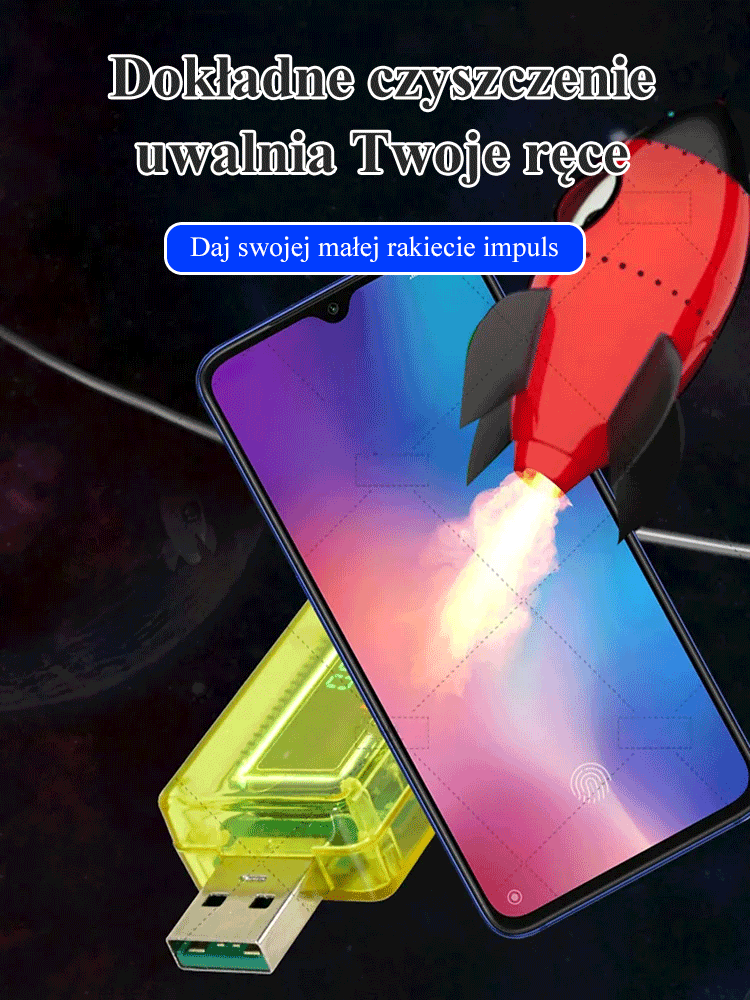 🔥 Inteligentny Chip USB Regenerujący Baterię | Kondycja do 99% & Telefon 3x Szybszy | Ekran LCD