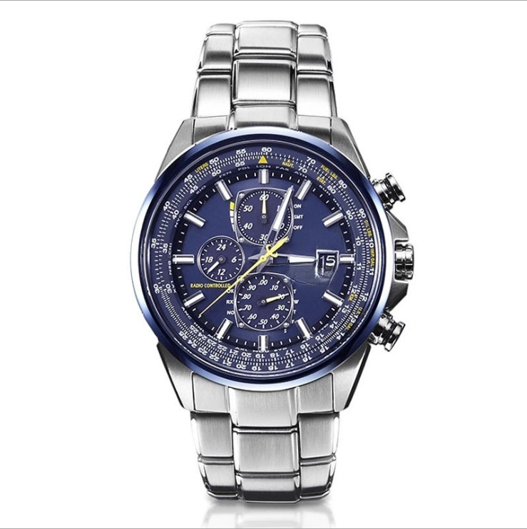 【Edycja Blue Angels】 Zegarek lotniczy premium | Zasilanie solarne | Wodoszczelność 20 bar | Szkło szafirowe
