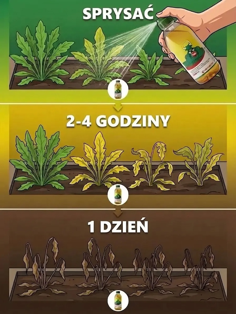środek do zwalczania chwastów i gnicia korzeni