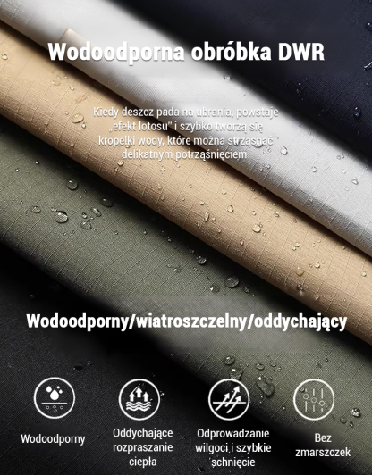 [Technologia Teflon] Wodoodporne i Szybkoschnące Spodnie Taktyczne | Efekt Chłodzenia i Ekstremalna Wytrzymałość-Xyfti
