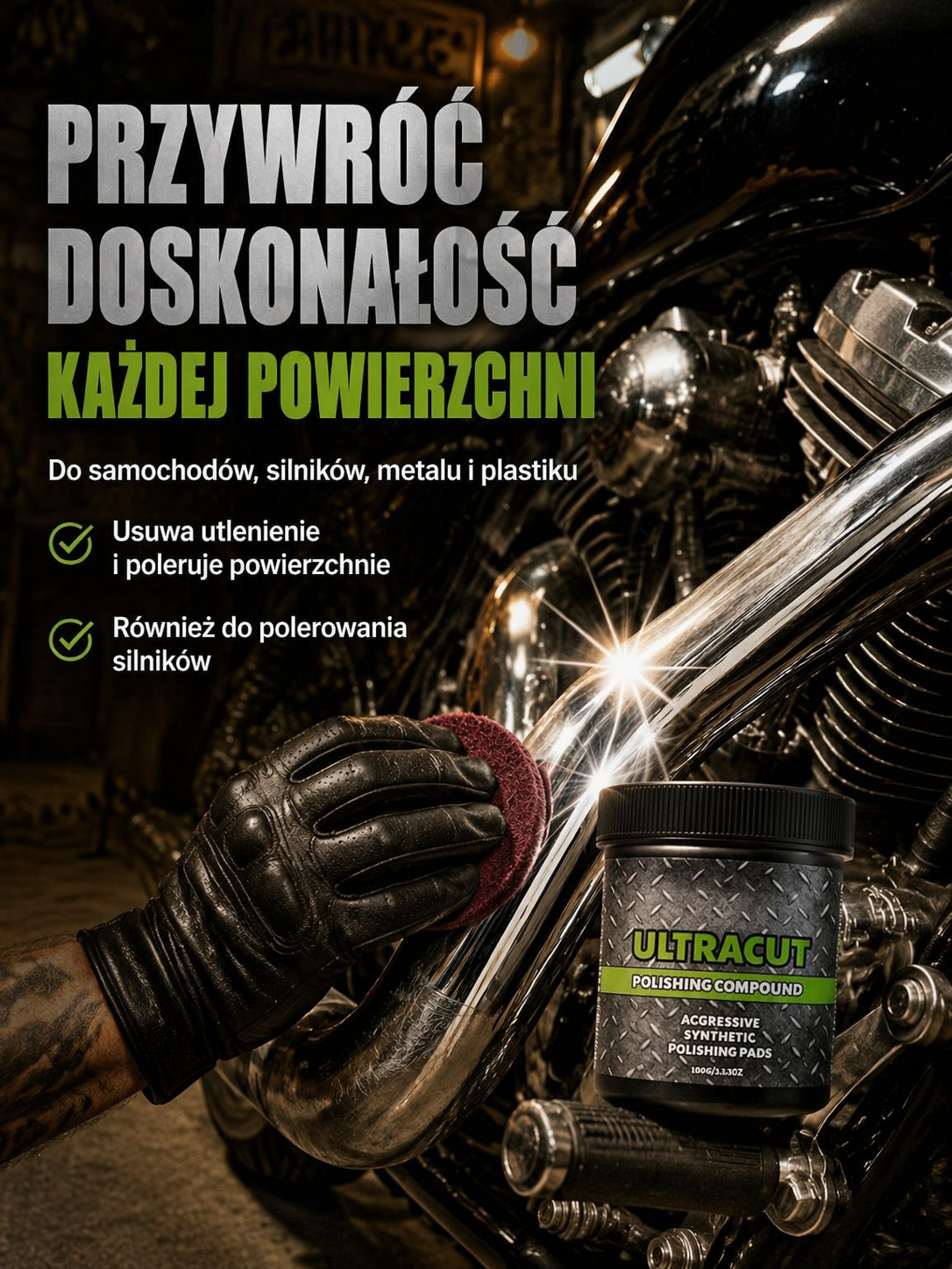 [Nano-Pasta] 1 Słoik = 10 Produktów | Usuwa Rysy, Regeneruje Lakier, Skórę i Drewno (+200% Blasku)