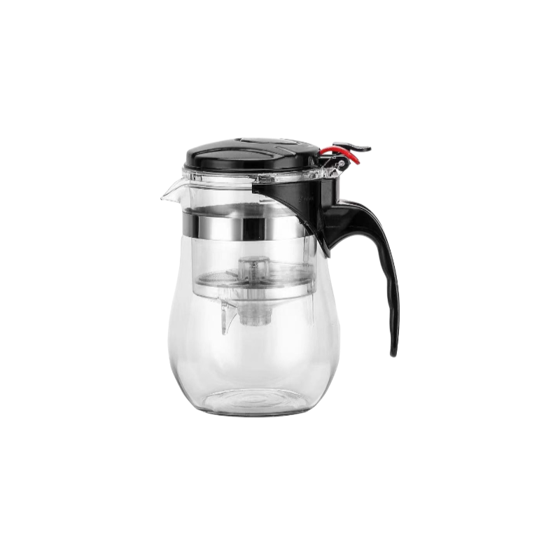 Teekanne aus dickwandigem Glas