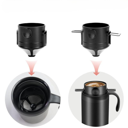 Outdoor-Kaffeethermoskanne aus Edelstahl