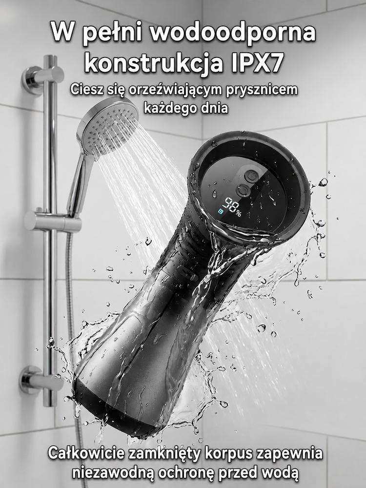 Przenośny ręczny irygator do uszu