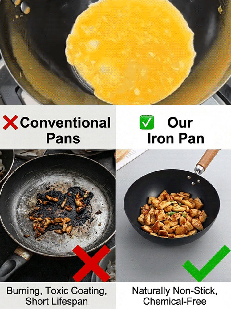 Japanese Heritage Hand-Forged Cast Iron Pan - Generations of Quality