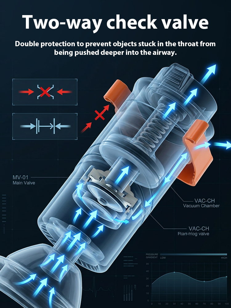 Adult and Child Anti-Choking Device Choking Rescue Training Model