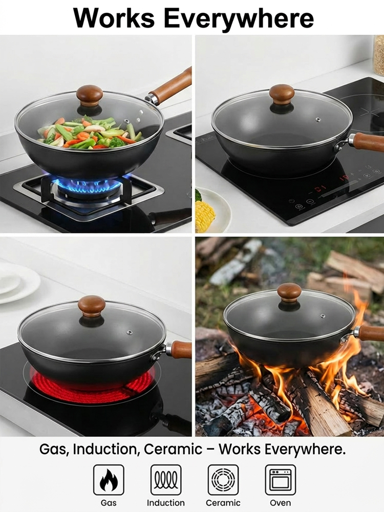 Japanese Heritage Hand-Forged Cast Iron Pan - Generations of Quality