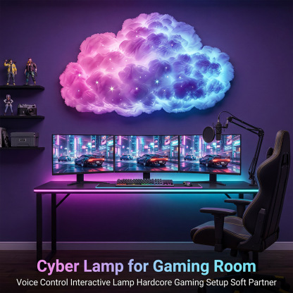 【Extra-large area, Bluetooth remote control】Colorful Thundercloud Music Lamp