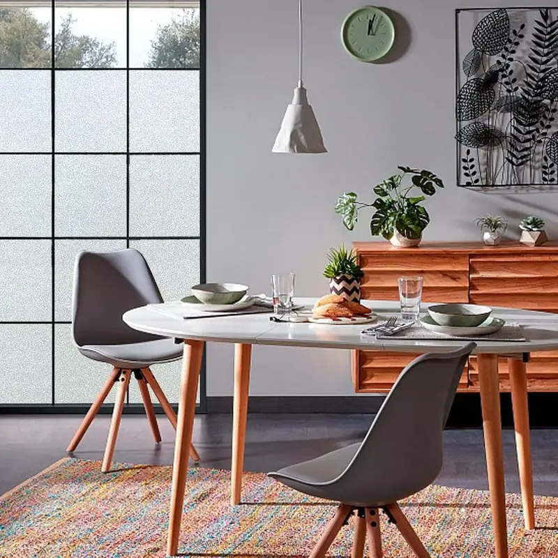 Película electrostática para vidrio, divisoria, impermeable y protectora de privacidad