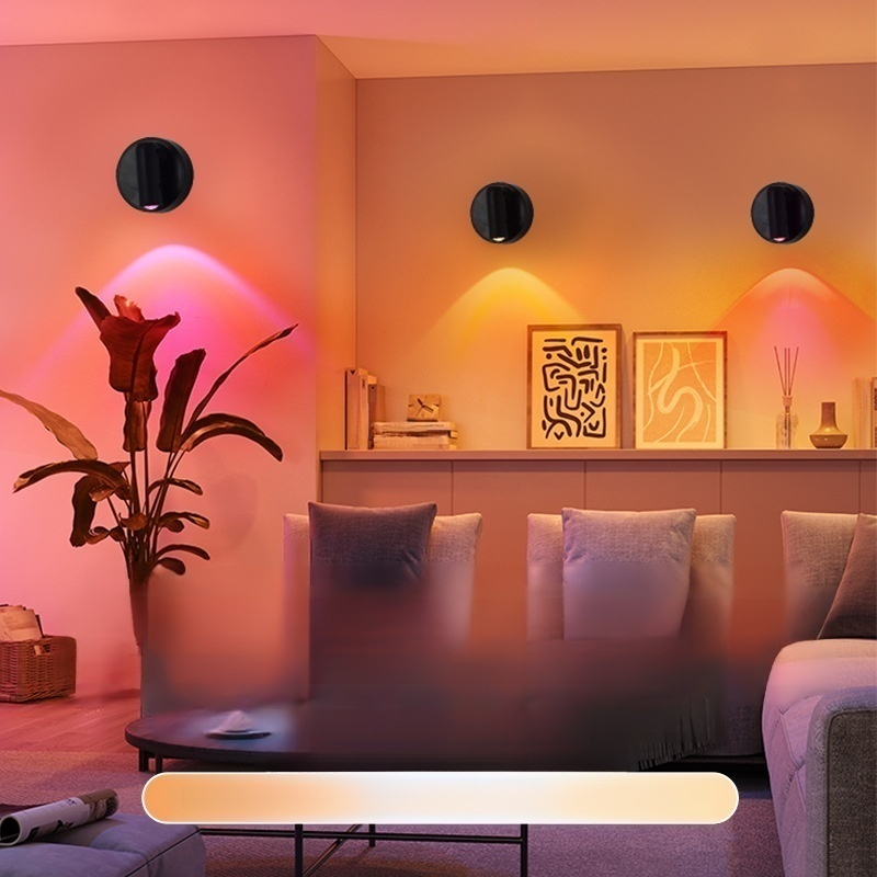 Lámpara de pared magnética sin cables con sensor para habitación